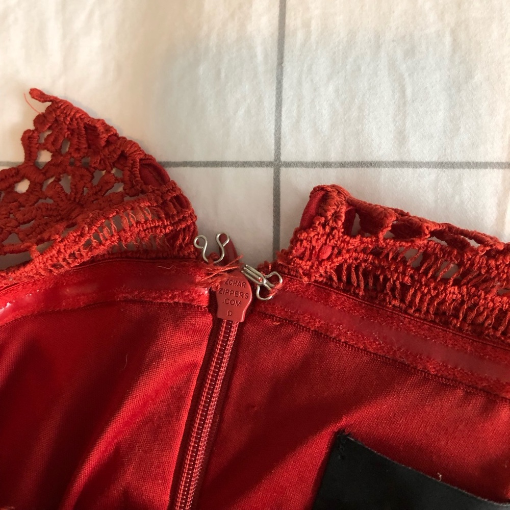 Anthropologie Lace Strapless Cropped Jumpsuit - Picture 14 of 14